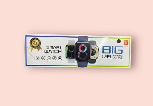 Smartwatch X8 Max Bluetooth con Monitor de Salud y Notificaciones