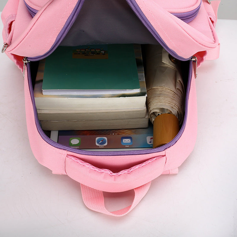 Mochila Escolar A4 Mundo Safari – Con Cartuchera