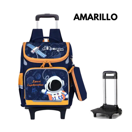 MOCHILA ASTRONAUTA OFICIO CON 2 RUEDAS