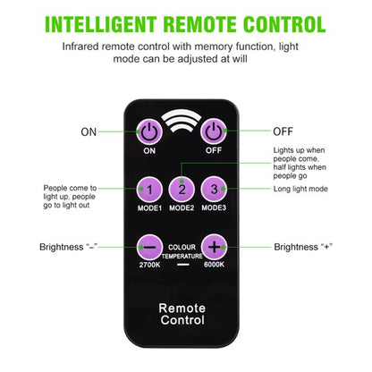 Lampara Solar Con Control Y Sensor De Movimiento