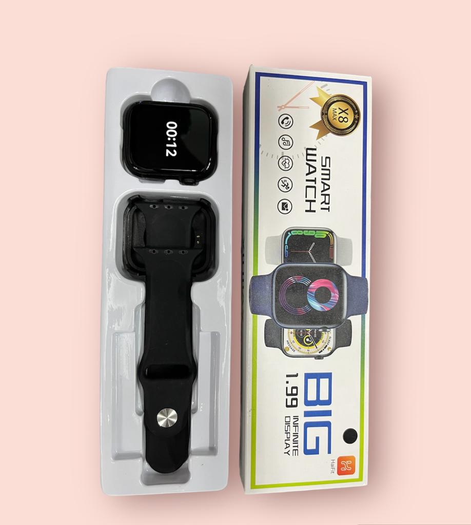 Smartwatch X8 Max Bluetooth con Monitor de Salud y Notificaciones