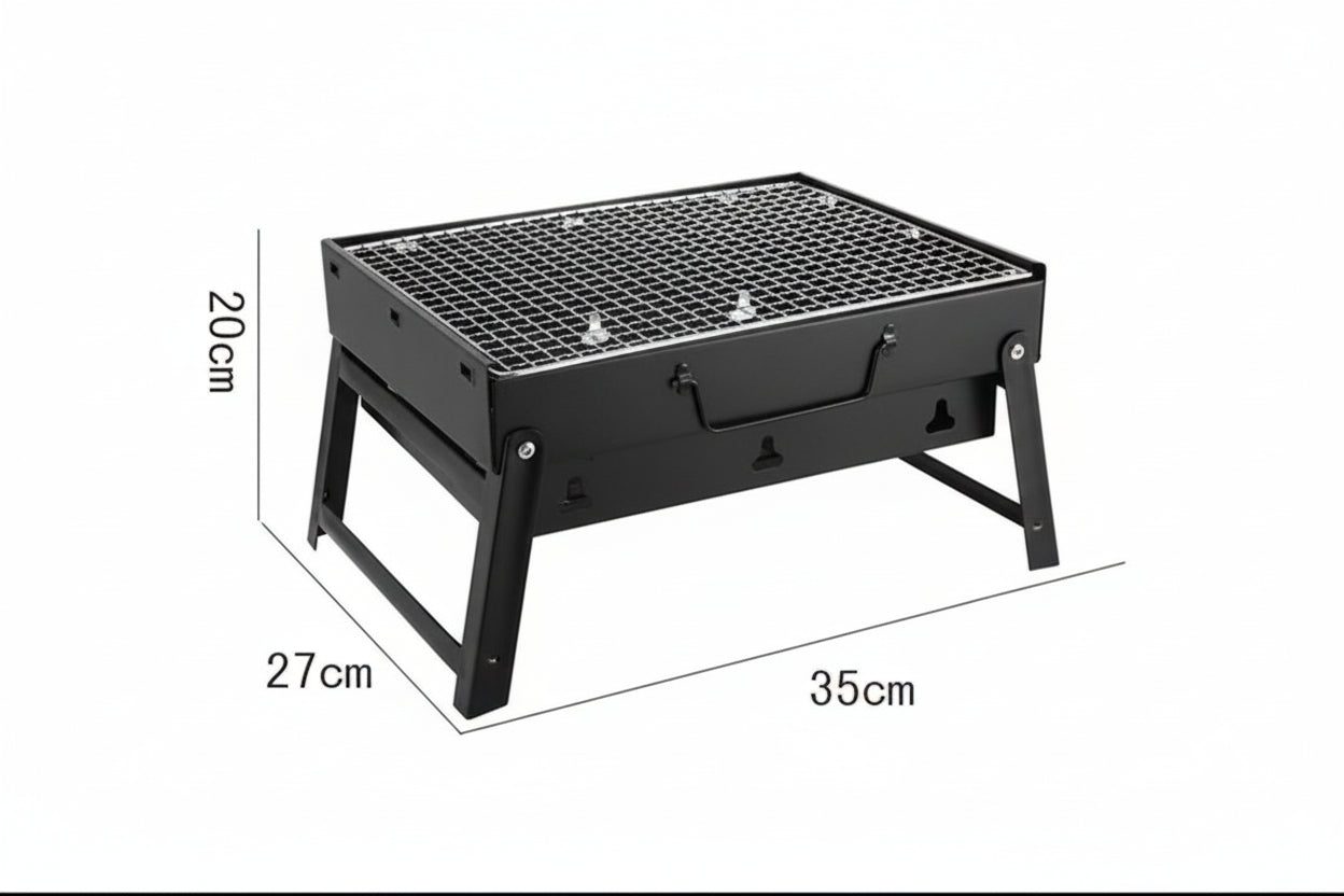 Mini Parrilla Portátil Plegable para Camping y Asados