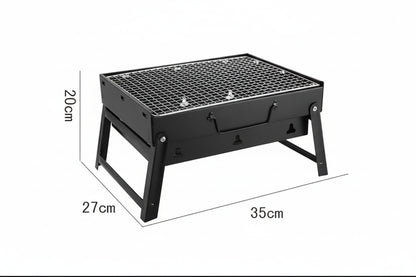 Mini Parrilla Portátil Plegable para Camping y Asados