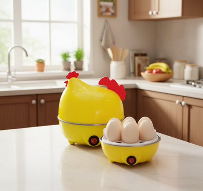 Gallina Hervidor Eléctrico Automático para Huevos con Medidor de Agua
