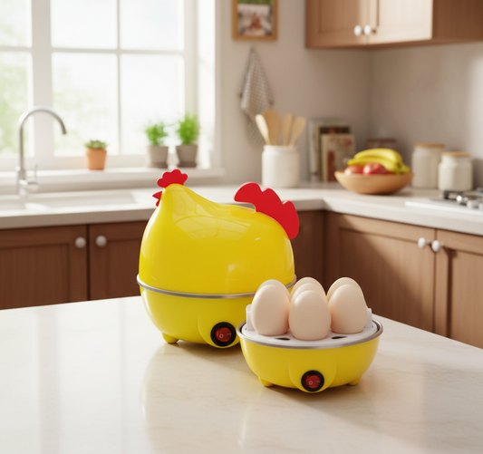Gallina Hervidor Eléctrico Automático para Huevos con Medidor de Agua