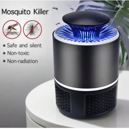 Lámpara Mata Mosquitos USB con Luz UV LED – Silenciosa y Segura
