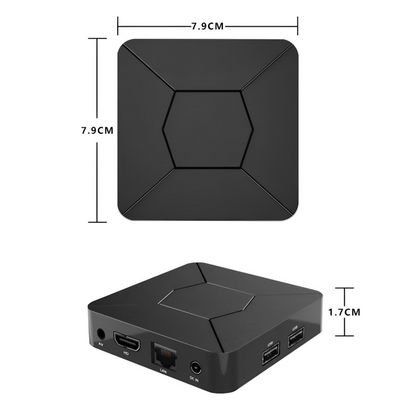 TV Box Android IATV Q5 4K – Dispositivo de TV Inteligente con WiFi Dual