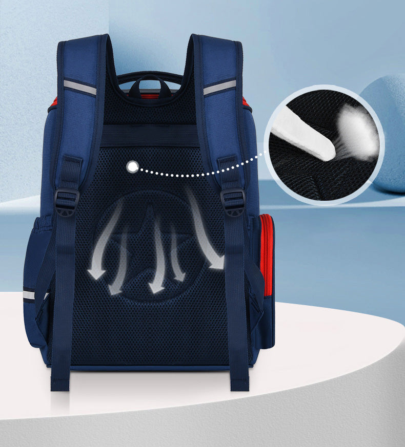 Mochila Escolar Infantil con Cinta Reflectiva