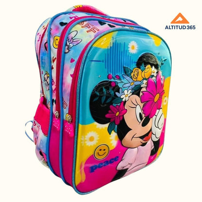 MOCHILA NIÑA DISNEY ORIGINAL 3D Y LUCES
