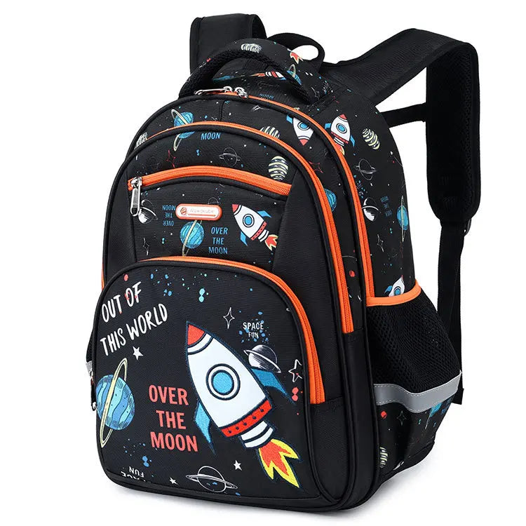 Mochila Escolar Espacial – Oficio Multibolsillos