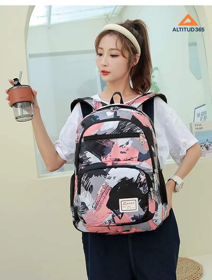 MOCHILA JUVENIL UNISEX SET 3 PIEZAS