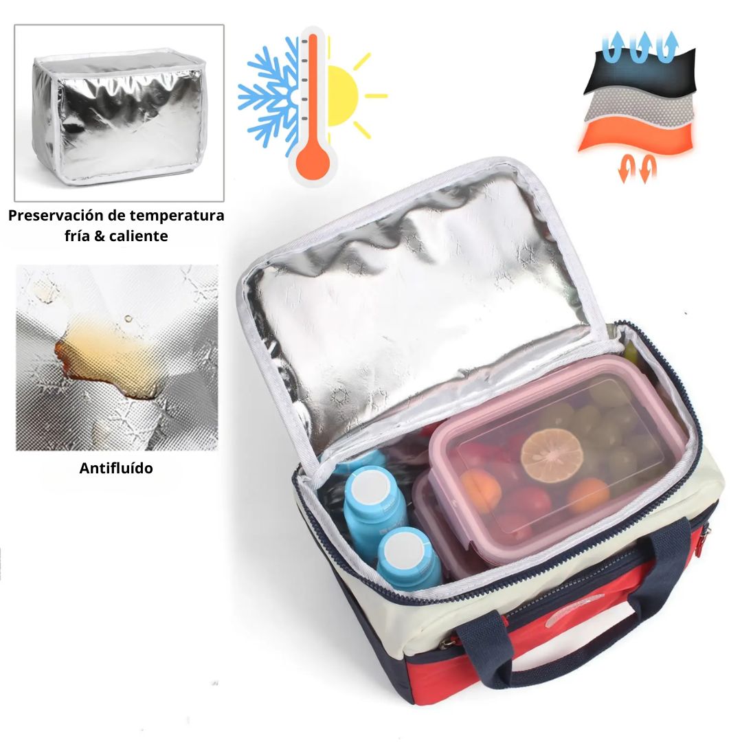 Lonchera Térmica para Alimentos con Aislamiento Interior – Frío y Calor