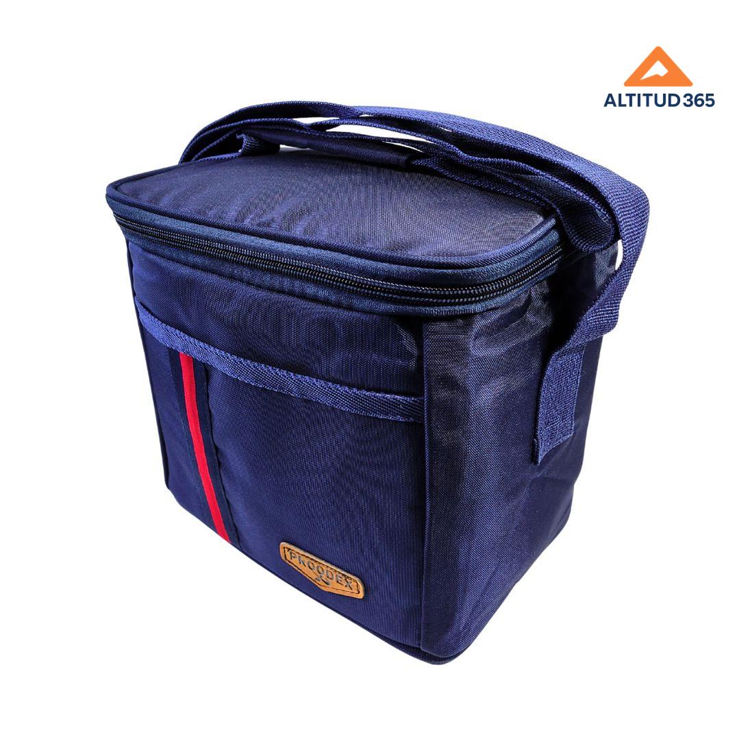 MOCHILA CON LONCHERA AZUL