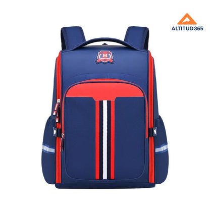 MOCHILA CON LONCHERA AZUL