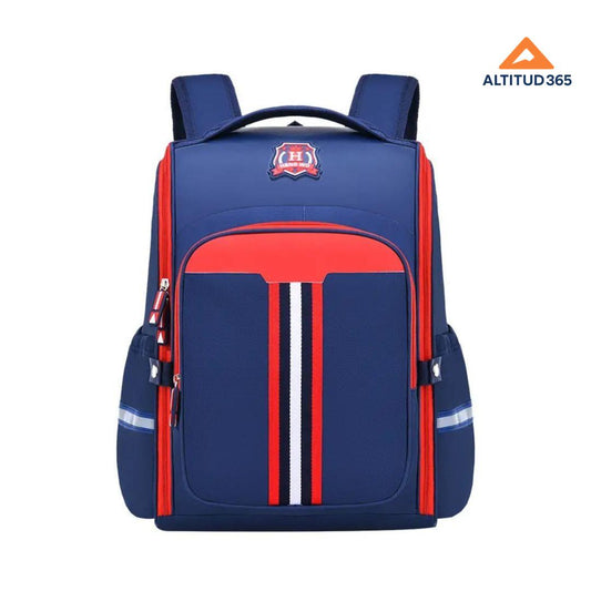 MOCHILA CON LONCHERA AZUL