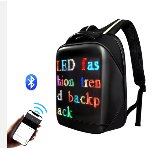 Mochila LED Bluetooth con Pantalla Programable y Control por App
