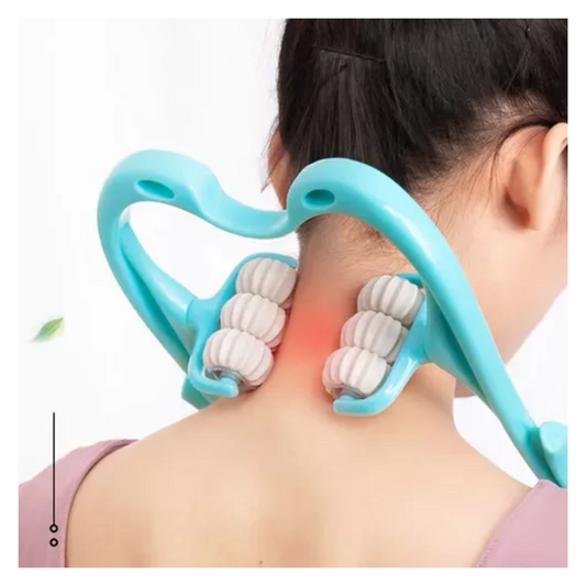 Masajeador de Cuello 360° - Terapia de Puntos de Presión y Relax Profundo