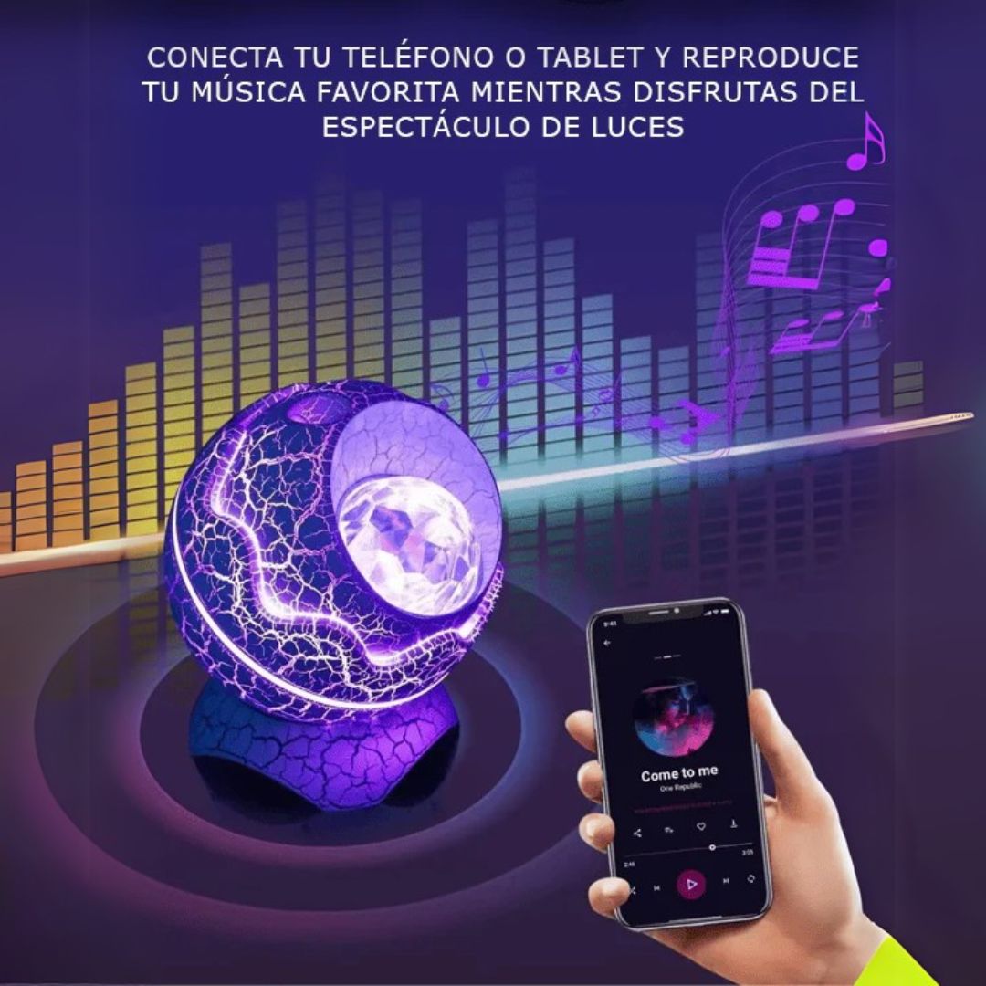 DinoGalaxy: Proyector de Estrellas y Auroras Boreales con Música