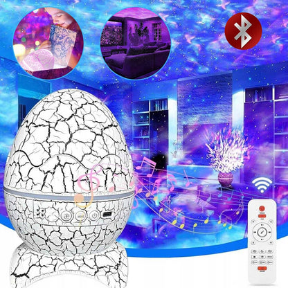 DinoGalaxy: Proyector de Estrellas y Auroras Boreales con Música