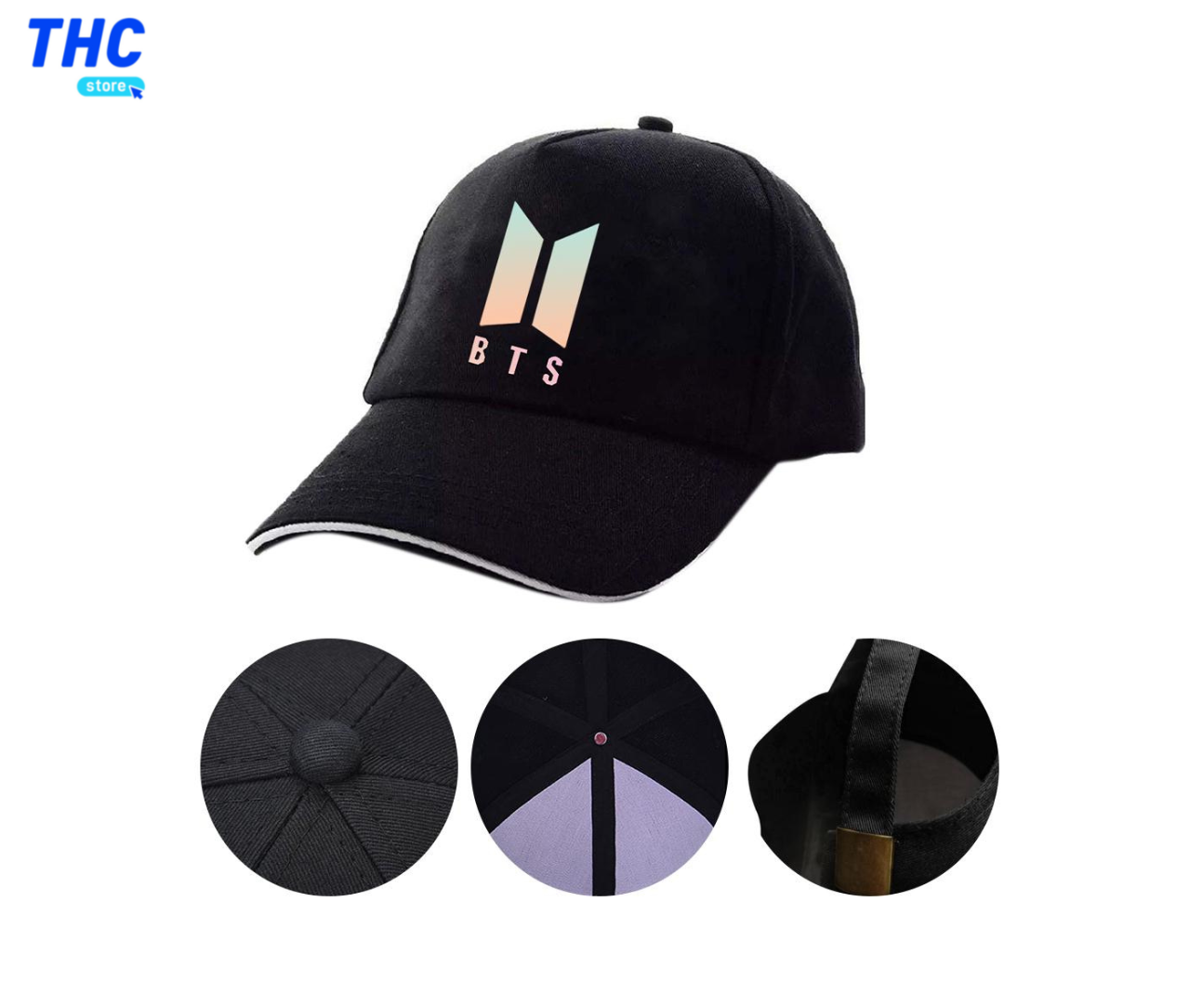 Gorra BTS K-Pop Unisex Ajustable – Estilo Casual