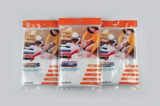 Pack Bolsas Compresoras al Vacío Reutilizables – Protección contra Polvo y Humedad